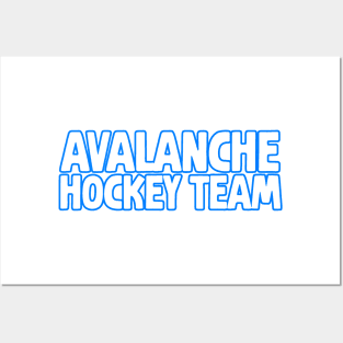 Colorado avalanche Posters and Art